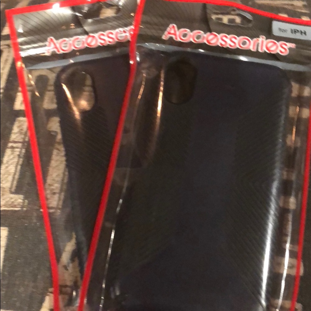 Black hard case for iPhone